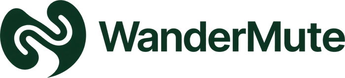 WanderMute — logo design